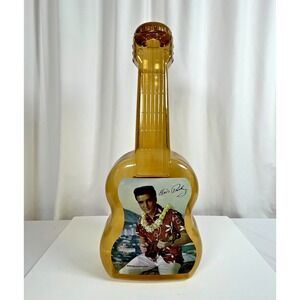 Elvis Presley Blue Hawaii Guitar Coin Bank Snack Factory Gourmet‎ Popcorn Empty